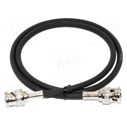 1 pcs x MUELLER ELECTRIC - BU-P5697-120 - Test lead, BNC plug,both sides, Len: 3m, Plating: gold-plated