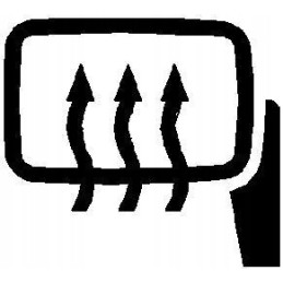 Symbol for switches for the rear-view mirror