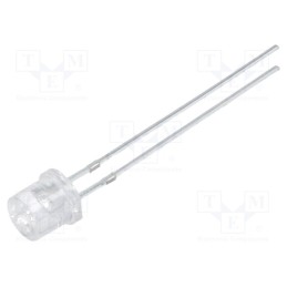 1 pcs x OPTOSUPPLY - OSG5DA57E1A - LED, 5mm, green, 1560÷2000mcd, 140°, Front: flat, 2.9÷3.6V
