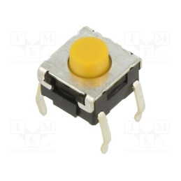 1 pcs x OMRON OCB - B3W-1022 - Microswitch TACT, SPST-NO, Pos: 2, 0.05A/24VDC, THT, none, 2.26N