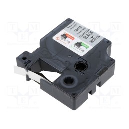 1 pcs x DYMO - 18485 - Tape, 9mm, 5.5m, metallic, Character colour: black