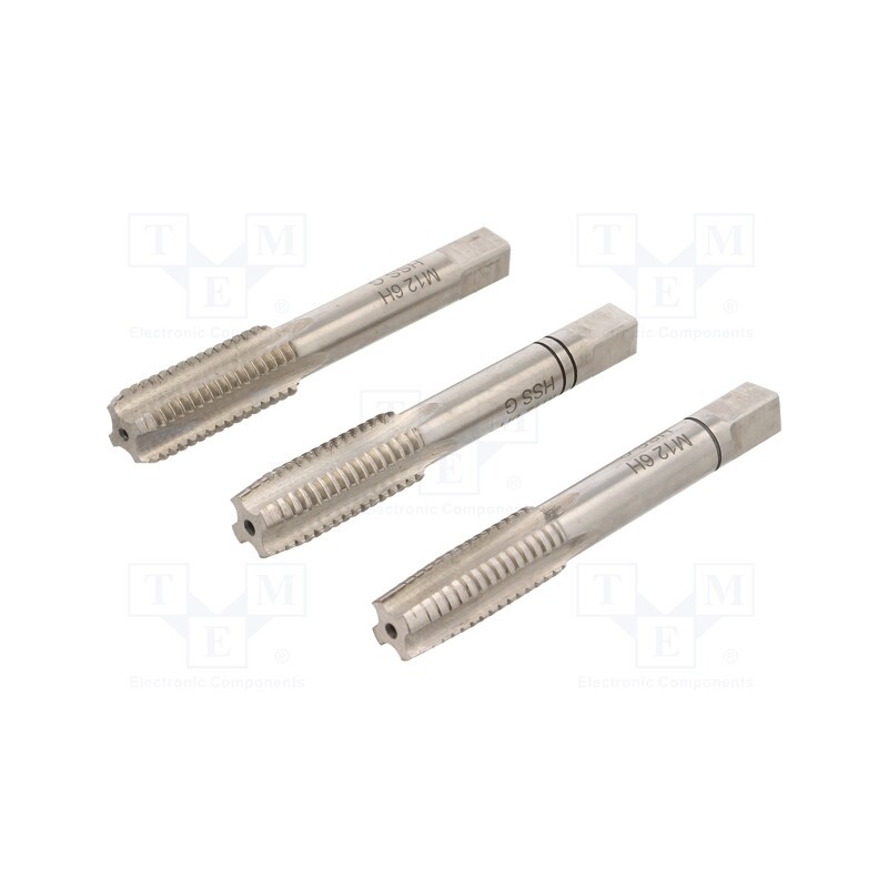 1 set x ALPEN-MAYKESTAG - 70701200100 - Kit: taps, for blind holes,to the through holes, L: 75mm, 7mm