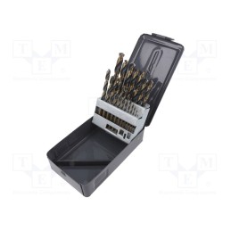 1 set x PROLINE - 79219 - Drill set, for metal, high speed steel stal szybkotnąca HSS