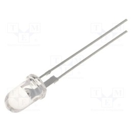 1 pcs x OPTOSUPPLY - OSUB5111P - LED, 5mm, blue, 10000÷15000mcd, 15°, Front: convex, 3÷4V