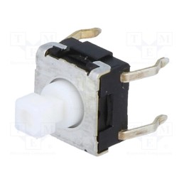 5 pcs x OMRON OCB - B3W-1050 - Microswitch TACT, SPST-NO, Pos: 2, 0.05A/24VDC, THT, none, 1.57N