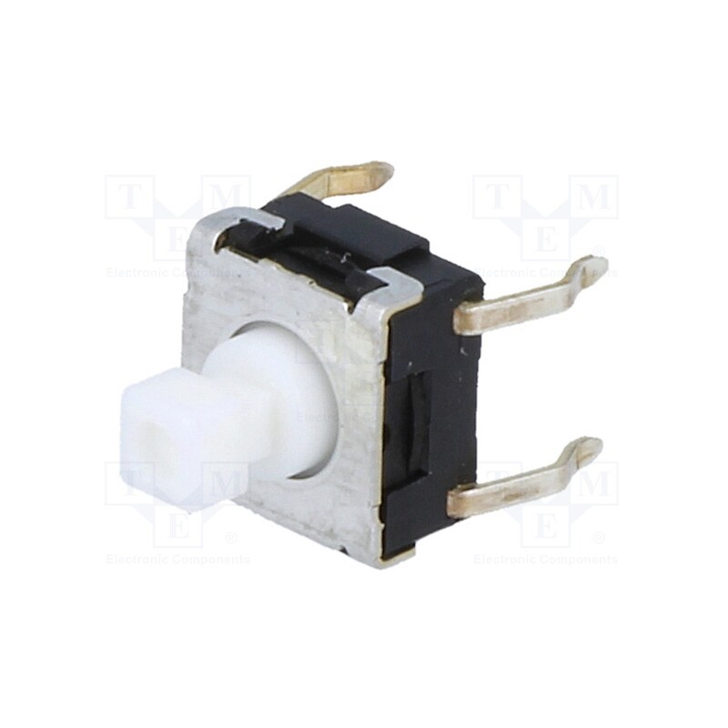 5 pcs x OMRON OCB - B3W-1050 - Microswitch TACT, SPST-NO, Pos: 2, 0.05A/24VDC, THT, none, 1.57N