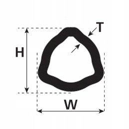 Profile pipe 3m 6 03 00 4817 6005703071