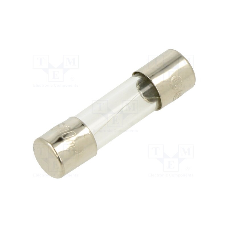 1 pcs x OPTIFUSE - FSC-600MA - Fuse: fuse, quick blow, 600mA, 250VAC, glass, 5x20mm, bulk