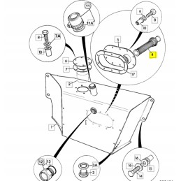 Suction filter jcb backhoe loader cva