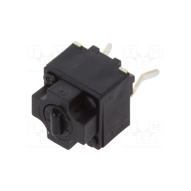 2 pcs x PANASONIC - EVQP0E07K - Microswitch TACT, SPST, Pos: 2, 0.02A/15VDC, THT, none, 7.45mm