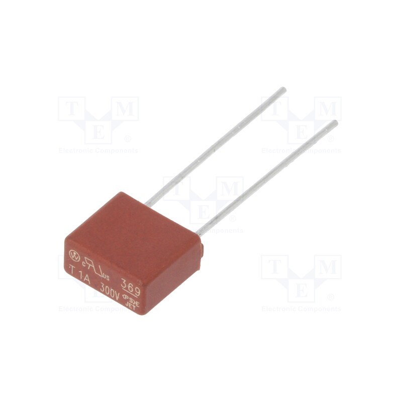 1 pcs x LITTELFUSE - 36911000000 - Fuse: fuse, time-lag, 1A, 300VAC, TE5, 369