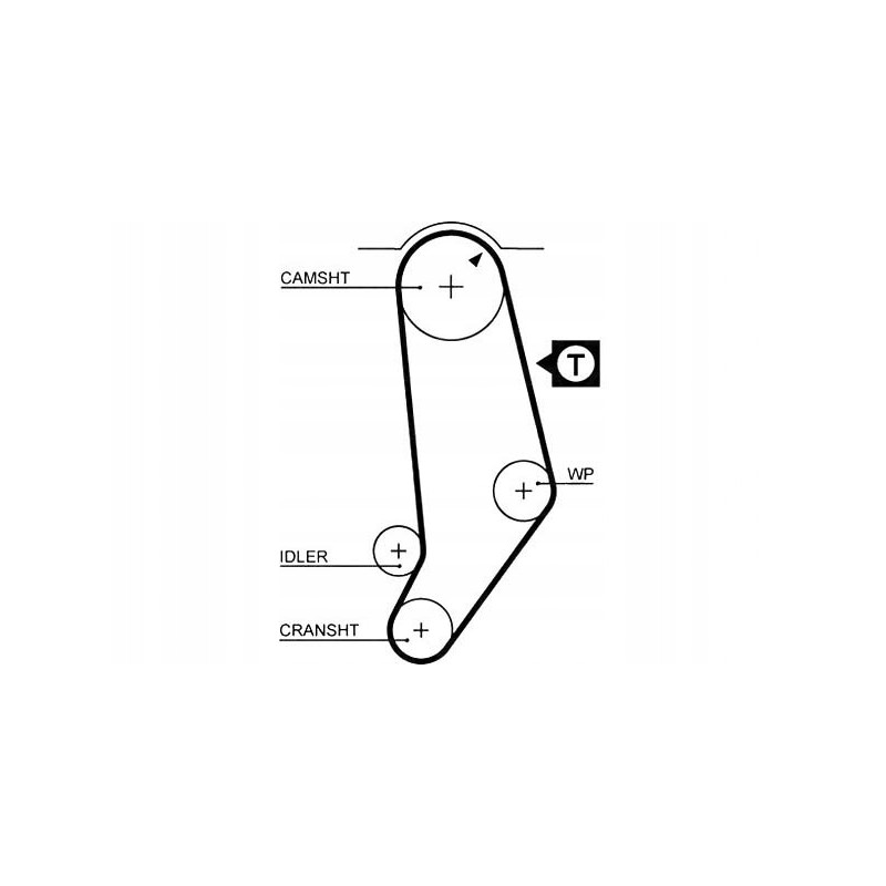 Timing belt audi 100 200 80 90 coupe quattro 2