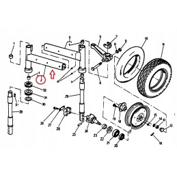 Head cover lever stop plate c 330