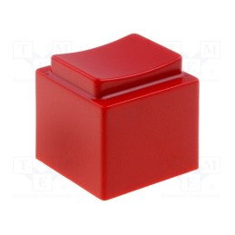 3 pcs x MEC - 1670008 - Button, full housing, red, MEC15401,MEC15451