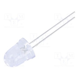 1 pcs x OPTOSUPPLY - OSB5SAA201A - LED, 10mm, blue, 14400÷18000mcd, 8°, Front: convex, 2.9÷3.6V, Bullet