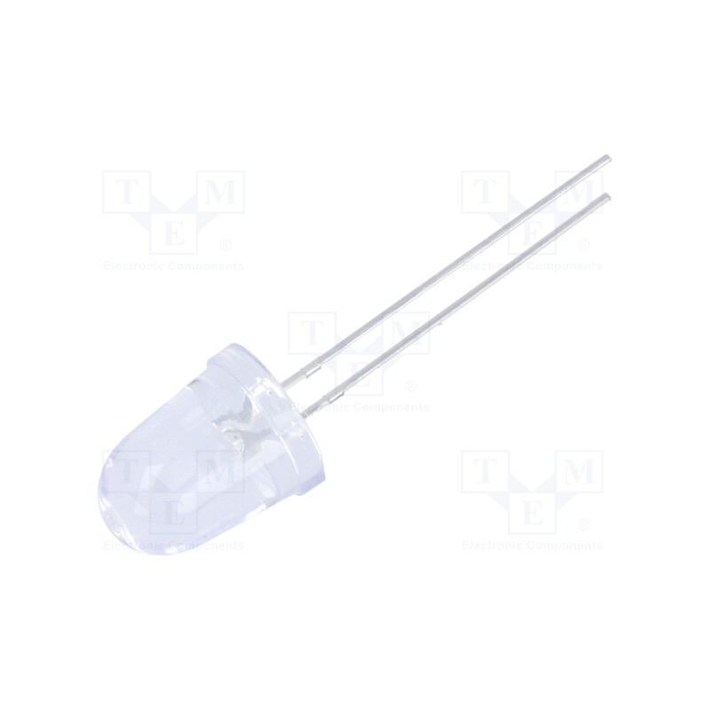 1 pcs x OPTOSUPPLY - OSB5SAA201A - LED, 10mm, blue, 14400÷18000mcd, 8°, Front: convex, 2.9÷3.6V, Bullet