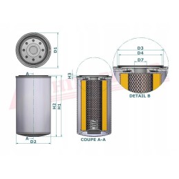 Hifi filter so 6105 engine oil filter