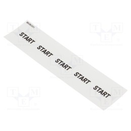 5 pcs x SCHLEGEL - BSOKJ201 - Description label, Button marking: START, OKTRON®-JUWEL