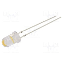 1 pcs x OPTOSUPPLY - OSM56V5B61A - LED, 5mm, white warm, 16000÷20000mcd, 60°, Front: convex, 5.5÷6.5V