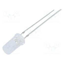 1 pcs x OPTOSUPPLY - OSB5SA5TC5A - LED, 5mm, blue, 500÷750mcd, 120°, Front: flat, 2.7÷3.4V