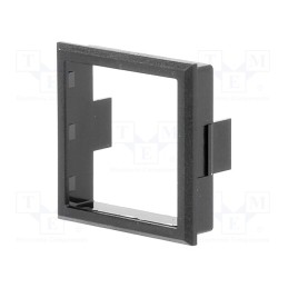3 pcs x MEC - 2K09 - Bezel, black, plastic, MEC1K1116,MEC3FTH9,MEC3FTH980