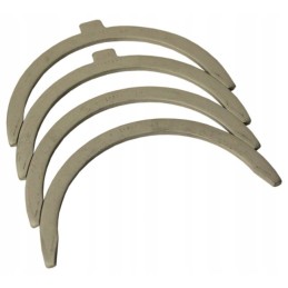 Bimetallic MF3 thrust rings