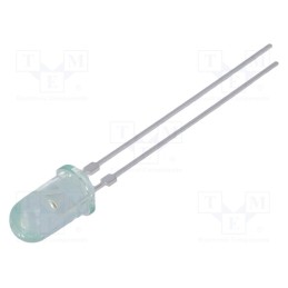 1 pcs x BROADCOM (AVAGO) - HLMP-3950 - LED, 5mm, green, 111.7÷265mcd, 24°, Front: convex, 1.5÷3V