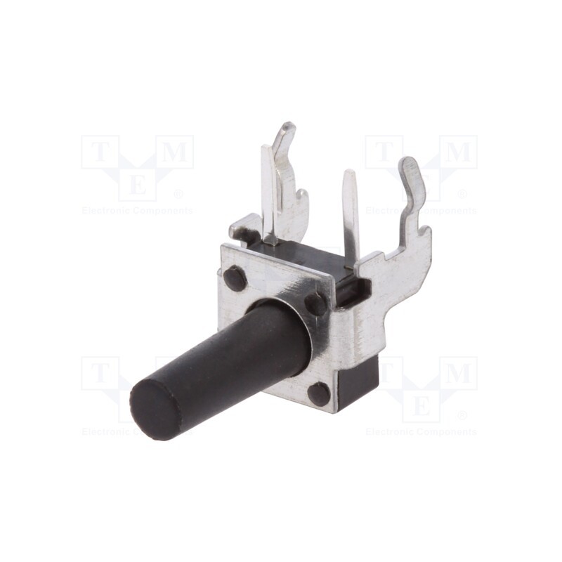 10 pcs x SCHURTER - 1301.9502 - Microswitch TACT, SPST-NO, Pos: 2, 0.05A/12VDC, THT, none, 1.6N