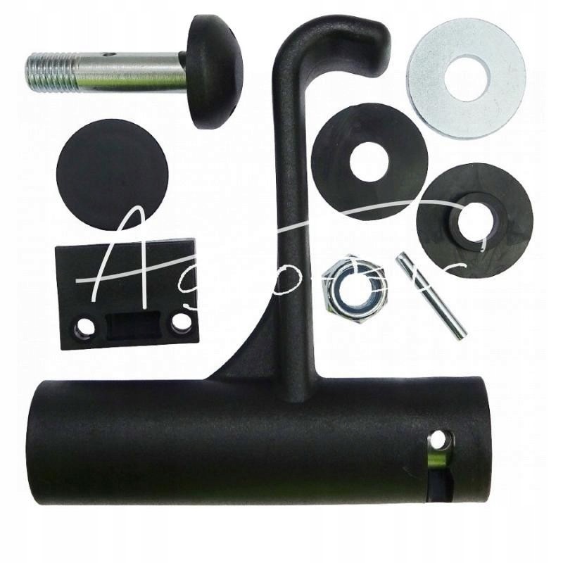 Rear window handle with spacer case new holland