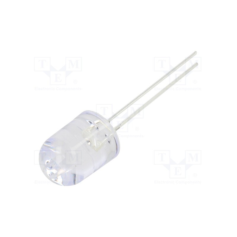 1 pcs x OPTOSUPPLY - OSR5PAA131B - LED, 10mm, red, 10000÷12000mcd, 30°, Front: convex, 1.8÷2.6V