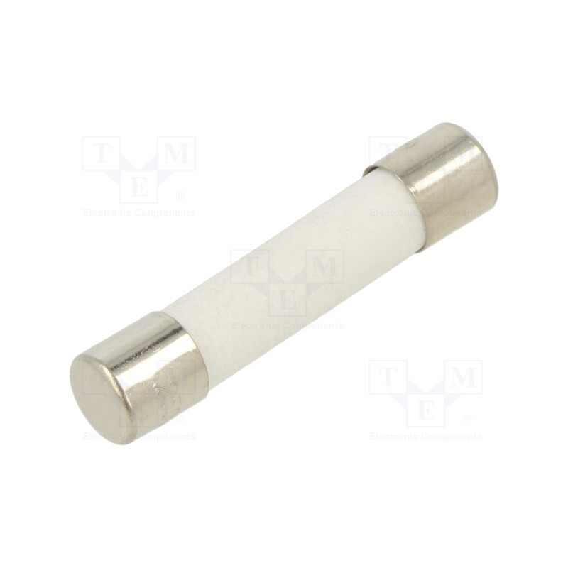 1 pcs x OPTIFUSE - FCA-350MA - Fuse: fuse, quick blow, 350mA, 250VAC, ceramic, 6.3x32mm, brass