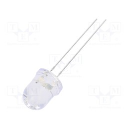 1 pcs x OPTOSUPPLY - OSY5PA8131A-5V - LED, 8mm, yellow, 2180÷3000mcd, 30°, Front: convex, 5V, No.of term: 2