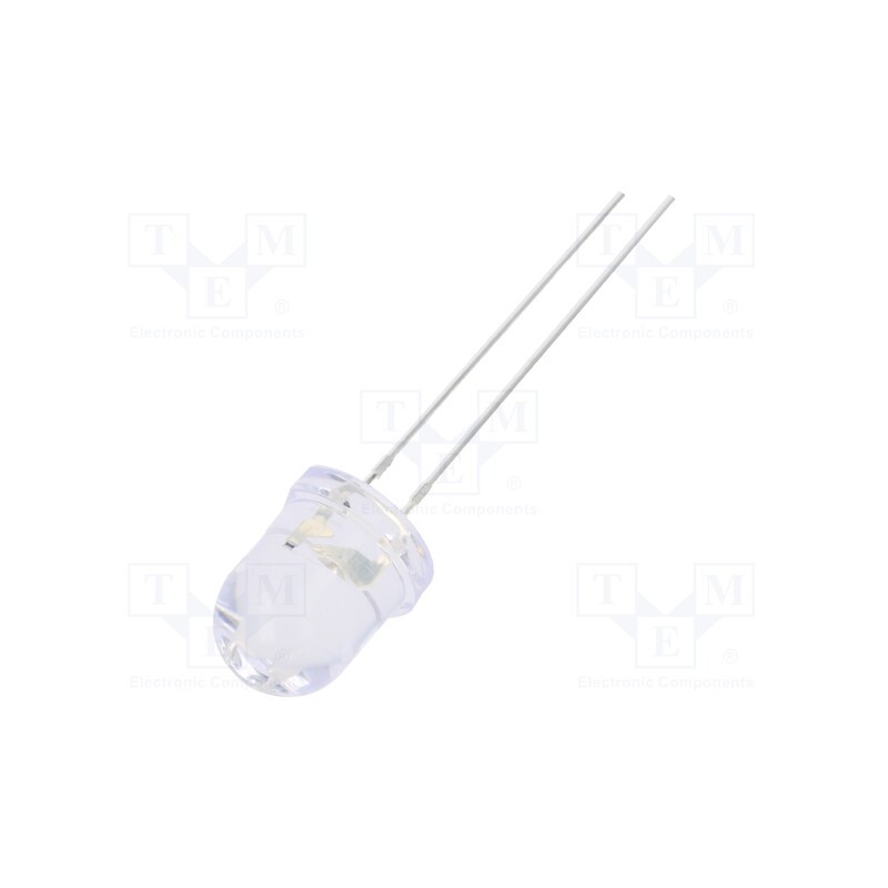 1 pcs x OPTOSUPPLY - OSY5PA8131A-5V - LED, 8mm, yellow, 2180÷3000mcd, 30°, Front: convex, 5V, No.of term: 2