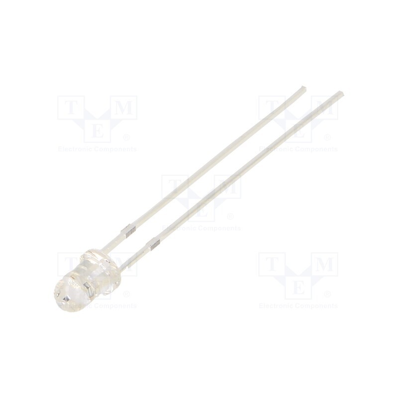 1 pcs x OPTOSUPPLY - OSR5MP3131A-6.8HZ - LED, 3mm, red, blinking, 4200÷5800mcd, 30°, 3÷5V, 20mA, Front: convex