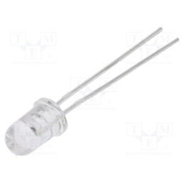 1 pcs x LITEON - LTE-5208A - IR transmitter, 5mm, 940nm, transparent, 40°, THT, 20mA, 1.2÷1.6V