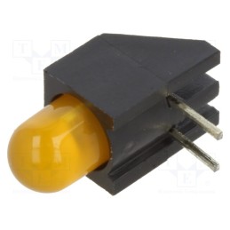 1 pcs x BIVAR - H178CAD - LED, in housing, amber, 5mm, No.of diodes: 1, 20mA, Lens: diffused