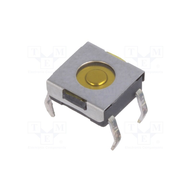 5 pcs x CANAL ELECTRONIC - DTSHW6-8S-B - Microswitch TACT, SPST-NO, Pos: 2, 0.05A/12VDC, THT, none, 1.6N