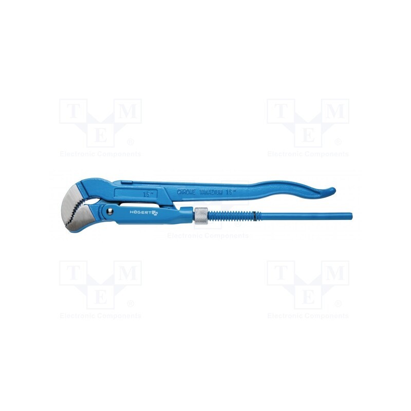1 pcs x Hu00d6GERT TECHNIK - HT1P522 - Wrench, adjustable, 430mm, Max jaw capacity: 63mm, 1.5'