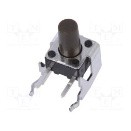 2 pcs x ALPS - SKHHLRA010 - Microswitch TACT, SPST, Pos: 2, 0.05A/12VDC, THT, 1.6N, 6x6x3.5mm