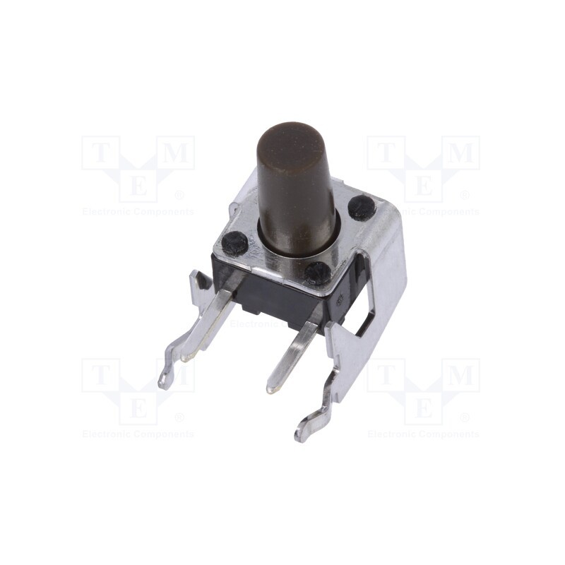 2 pcs x ALPS - SKHHLRA010 - Microswitch TACT, SPST, Pos: 2, 0.05A/12VDC, THT, 1.6N, 6x6x3.5mm