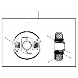 Wacker ds70 ds720 clutch complete 5100032220