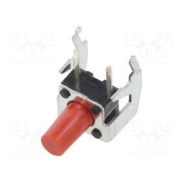 2 pcs x ALPS - SKHHLSA010 - Microswitch TACT, SPST, Pos: 2, 0.05A/12VDC, THT, 2.6N, 6x6x3.5mm