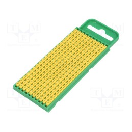 200 pcs x HELLERMANNTYTON - 561-00624 - Markers, Marking: 2, 0.8÷2.2mm, polyamide, yellow, -40÷85°C, WIC