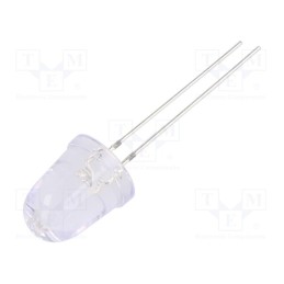 1 pcs x OPTOSUPPLY - OSV5DLA201A - LED, UV, 8°, 20mA, 114mW, 400÷410nm, 3/3.4/3.8V, THT, Front: convex