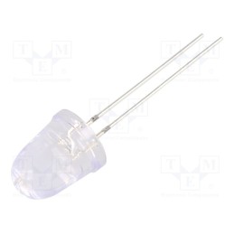 1 pcs x OPTOSUPPLY - OSV4DLA201A - LED, UV, 8°, 20mA, 114mW, 390÷400nm, 3/3.4/3.8V, THT, Front: convex