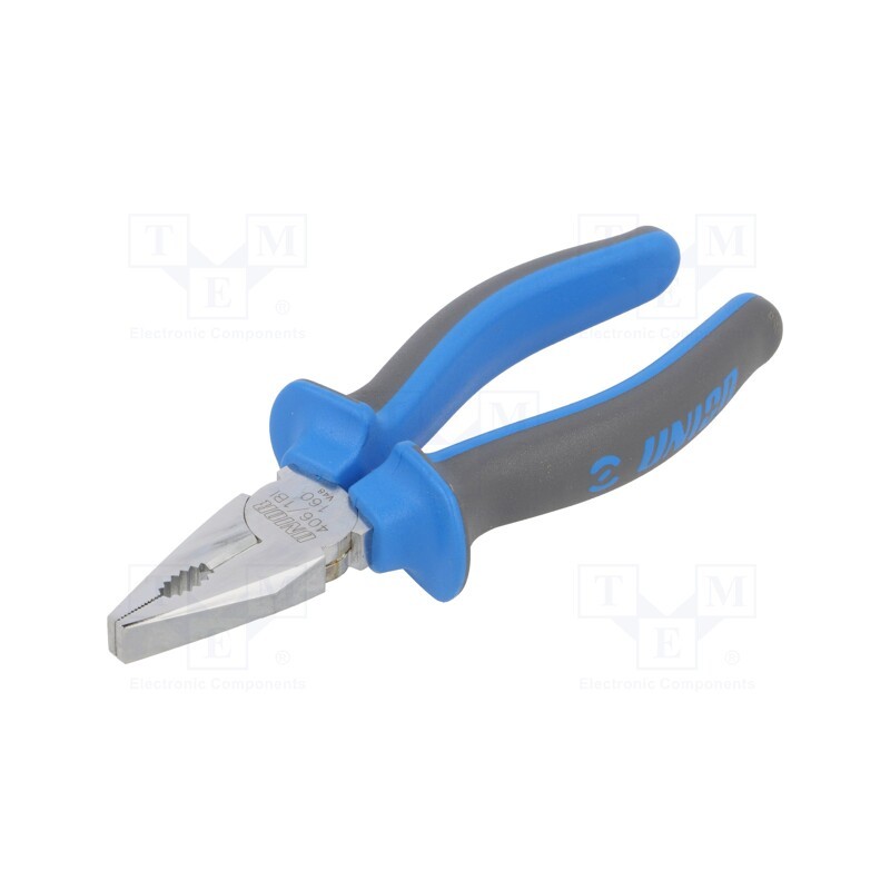 1 pcs x UNIOR - 607870 - Pliers, for gripping and cutting,universal, 160mm, 406/1BI