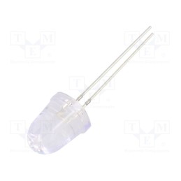 1 pcs x OPTOSUPPLY - OSV3SLA201A - LED, UV, 8°, 20mA, 114mW, 380÷390nm, 3/3.4/3.8V, THT, Front: convex