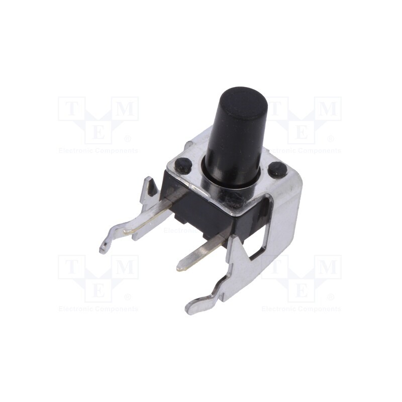 2 pcs x ALPS - SKHHLQA010 - Microswitch TACT, SPST, Pos: 2, 0.05A/12VDC, THT, 1N, 6x6x3.5mm