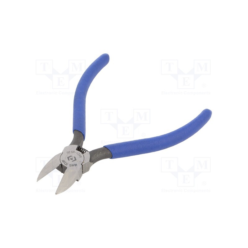 1 pcs x KING TONY - 6921-05C - Pliers, side,cutting, PVC coated handles, 132mm