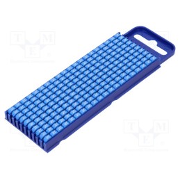 200 pcs x HELLERMANNTYTON - 561-02146 - Markers, Marking: N, 2.8÷3.8mm, polyamide, blue, -40÷85°C, push-in
